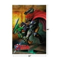 thumbnail image 3 of The Legend Of Zelda Ocarina Of Time Link Vs Ganondorf Nintendo Fantasy Video Game Cool Wall Decor Art Print Poster 24x36, 3 of 5