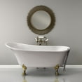thumbnail image 6 of 63" Streamline N342GLD-CH Soaking Clawfoot Tub and Tray With External Drain, 6 of 10