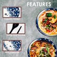 thumbnail image 6 of Generic Serving Bowl Set, Ceramic Pho Bowls with Spoons, Large 40 oz, Dishwasher Safe, 8 Piece, for Noodles Soup Cereal Pasta Salad, 6 of 6