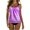 Purple, variant on WREESH Womens Tankini Swimsuit Swimsuit Tank Top Two Piece Bathing Suit with Shorts Conservative Swimwear Beach Bathing Suit Purple