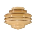 thumbnail image 2 of B&P Lamp® 4" Fitter, Nu-Gold Art Deco Pendant/Fixture Shade, 6 1/2" Drop, 2 of 2