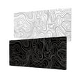 thumbnail image 6 of FurNest Topographic Mouse Pad Mat Gaming Large Long Extend Mousepad Black/Whit, 6 of 9