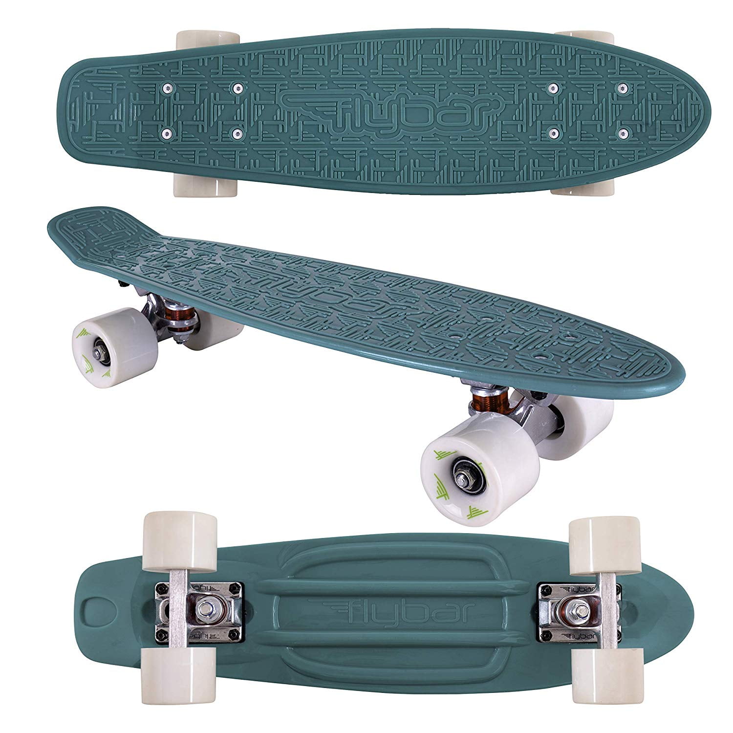 Cruiser Complete Skateboard Longboard Street Skating Plastic Deck Board 22inch 