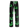 thumbnail image 4 of Womens Halloween Pajama Pants Cute Halloween Print Stretch Comfy Lounge Pants Casual Sleepwears, 4 of 5