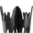 thumbnail image 3 of DecMode 31" Drip Black Aluminum Vase with Melting Designed Body, 3 of 10