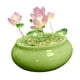 thumbnail image 2 of Luz de noche de loto, adorno de flor de loto, lámpara de mesa minimalista para interiores, lámpara de mesita de noche para mujeres, niñas, gabinete,, 2 of 9
