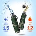 thumbnail image 2 of Camouflage 29oz Stainless Steel Insulated Thermos with Tea Filter, 360° Printed Travel Bottle, Leakproof BPA-Free Flask with Anti-Slip Base, 304 Inner & 201 Outer, Vacuum Cup, 2 of 6