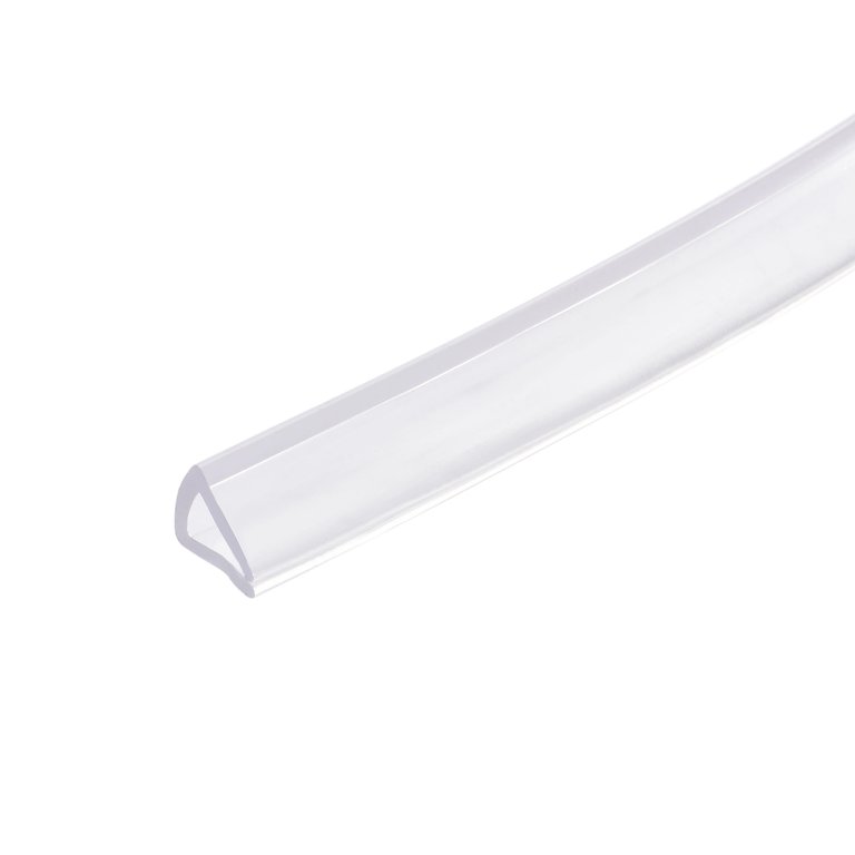Uxcell PVC U-Seal Trim – 16.4Ft Flexible Edge Protector For RV, Boats, Doors & More (Fits 1.5-2mm Edge)