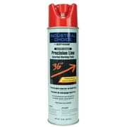 Rust-Oleum M1600/M1800 Precision-Line Inverted Marking Paint,17oz, Safety Red, Water-Based