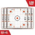 Allen Company EZ Aim® Paper Shooting Targets, Sightin Grid, Peel Away