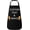 Jet Black, variant on Personalized Apron with Custom Name or Logo - Adjustable, 2 Pockets, Easy-Care Cotton Blend Chef Cooking Baking BBQ Gift for Men Women