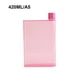 thumbnail image 5 of Vaso de papel Rectángulo Botella de agua de jugo Botellas de bebidas planas Bewildely Rosado 420ML, 5 of 6