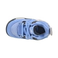 thumbnail image 5 of Jordan 4 Retro "UNC" (TD) Toddlers' Shoes University Blue-Black bq7670-400, 5 of 6