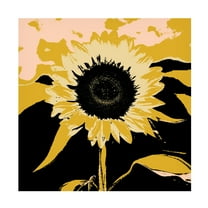 Jacob Green 'Pop Art Sunflower IV' Canvas Art