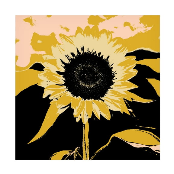 Jacob Green 'Pop Art Sunflower IV' Canvas Art
