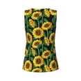thumbnail image 6 of Goofa Sunflower 1 Printed Womens Workout Tops for Women Sleeveless Yoga Shirts Athletic Running Tank Tops Sleeveless Gym Clothes Workout Apparel-, 6 of 9