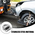thumbnail image 3 of CATIEBYE 2Pcs Boat Trailer Strap D Ring Silver for Towing and Vehicle Emergency, 3 of 7