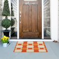 thumbnail image 5 of Yayeee Doormat for Inside 20"x32" Absorbent Low-Profile Washable Non-Slip Rubber Backed Entryway Rug, Beige Geometric Circles, 5 of 8