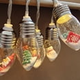 thumbnail image 2 of Bearachild Luces navideñas tradicionales Hada de la nieve Lámpara decorativa para árbol Luces de cadena de bolas de nieve navideñas Kits de decoración para fiestas B 3M, 2 of 6