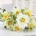 thumbnail image 4 of OUSITAID 1Pcs Artificial Flower Vivid Ornamental Durable No Wither Clear Texture Simulation Dahlia Home Decor, 4 of 10