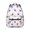 Pioneer Flower Floral, variant on Pioneer Flower Floral Print Pattern Backpack for School, Cute School Bag with Adjustable Shoulder Straps and Padded Back, 15.3"x11"x7.1"