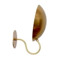 thumbnail image 4 of 1 Light Shade Curved Arm Handmade Vintage Wall Mid Century Modern Raw Brass Sputnik chandelier light Fixture, 4 of 7