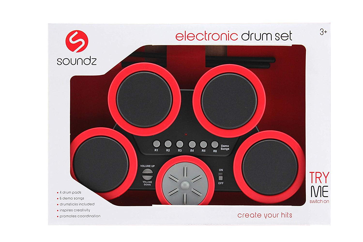 Soundz Electric Drum for Kids Tons of Various Functions & Activity