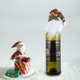 thumbnail image 6 of HAMPPLIES 3Pcs Polyester Wine Bottle Cover Assorted Color Doll Shape Classic Style Home Decoration, 6 of 8