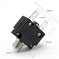 thumbnail image 2 of DYNWAVECA 4x10A Disjoncteur Surcharge Interrupteur Fusible Réinitialisation pour Bouchon Blk 125/250V 4 Pcs, 2 of 10