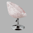 thumbnail image 5 of Impressions Vanity Antoinette Round Tufted Vanity Chair with 360 Degree Swivel (Pink Crushed Velvet), 5 of 5