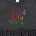 thumbnail image 4 of Inktastic I Love My Grandpa Girls Baby Dress, 4 of 5