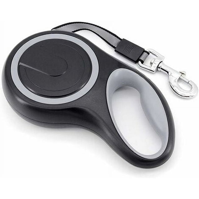 Correa retráctil para perros Apuakthei de 8 m, correa retráctil para perros grandes, correa retráctil para perros, correa de entrenamiento automática para perros de hasta 110 lb/50 kg, gris