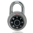 thumbnail image 1 of Yingyy Rotary Padlock Combination Code Lock Digit Password Lock for Suitcase Luggage Cupboard Cabinet Locker, 1 of 8