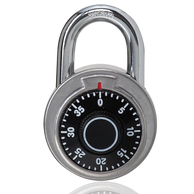 Yingyy Rotary Padlock Combination Code Lock Digit Password Lock for Suitcase Luggage Cupboard Cabinet Locker
