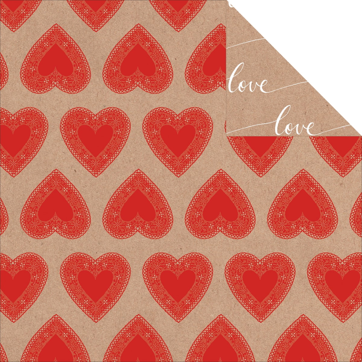 Mix & Match DoubleSided Cardstock 12"X12"Hearts Walmart Canada
