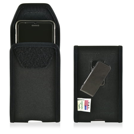 - Apple iPhone 8, iPhone 7 Basic Holster Belt Clip Case Pouch Turtleback, in Leather and Nylon - Made in USA