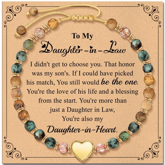 Elphaba Galinda Inspirational Bracelets Gifts for Women: Healing Natural Stone Beads Bracelets - Birthday Mothers Day Gifts Thinking of you Get Well Soon Gift for Women Friends Sister Mom