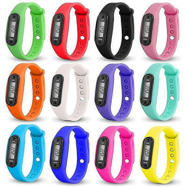 Step Count Activity Tracker Fitness Sport Watch Wrist Pedometer LCD Adult Kid