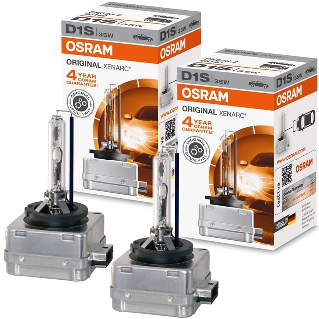 Juego de 2 Bombillas de Luz para Vehículo OSRAM D1S Xenarc HID Original