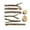 Brown1, variant on huayou Natural Wood Bird Perch Set, Multiple Branch Stands with Screw Clamps for Parrot Cage, Natural Wood Branches with Y Shaped and Round Stands for Resting