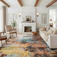 thumbnail image 3 of Tzou Abstract Area Rug 8' x 10' Ultra-Soft Machine Washable Contemporary Carpet for Living Room, Dining Room & Bedroom, Non-Slip, Non-Shedding Large Floor Cover, 3 of 8