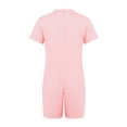 thumbnail image 4 of inlzdz Unisex Kids Boys Girls Special Needs Adaptive Clothing Romper Short Sleeve Anti-strip Solid Cotton Jumpsuit Pink 10, 4 of 7