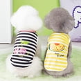 thumbnail image 4 of Breathable Dog Shirt - Quick-dry - Soft Feel - High Elasticity - Comfortable Casual Wear - Anti-pilling - Puppy Dog Striped T-Shirt - Pet Supplies, 4 of 8