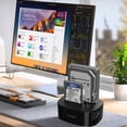 thumbnail image 3 of 【6228US3-C US】ORICO Base disco duro doble bahía para HDD SSD SATA 2 5/3 5 pulgadas a USB 3.0 HDD Dock con 12V3A, 3 of 9