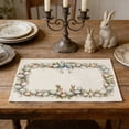 thumbnail image 5 of PUSPU Easter Themed Placemats Rabbits And Easter Egg Patterns Mats Party Decoration Placemats Festive Mood Decorations, 5 of 6