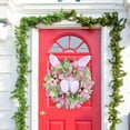 thumbnail image 5 of Easter Wreaths for Front Door, Easter Bunny Door Wreaths, Bunny Decorations for Outside Home, Egg Easter Wreath Decor, Happy Easter Spring Outdoor Daisy Garland, Farmhouse Flower Floral Rabbit, 5 of 9