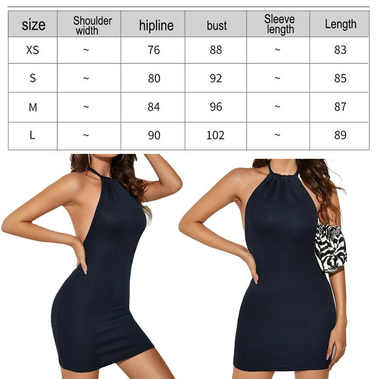 Women's Ruched Halter Tie Neck Bodycon Mini Dress Backless
