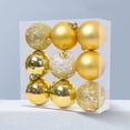thumbnail image 2 of Washranp 9Pcs Christmas Balls Ornaments,Plastic DIY Shatterproof Christmas Tree Hanging Decorations Party Holiday Xmas Decor, 2 of 5