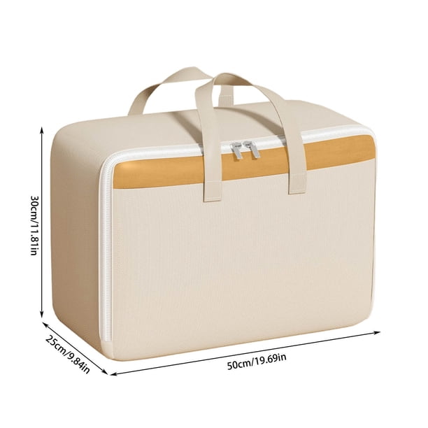 Yhmxh Bolsa de almacenamiento de viaje portátil, gruesa, antihumedad, para el hogar, para guardarropa, ropa, mantas, bolsa organizadora, bolsa de mudanza, bolsa de almacenamiento.