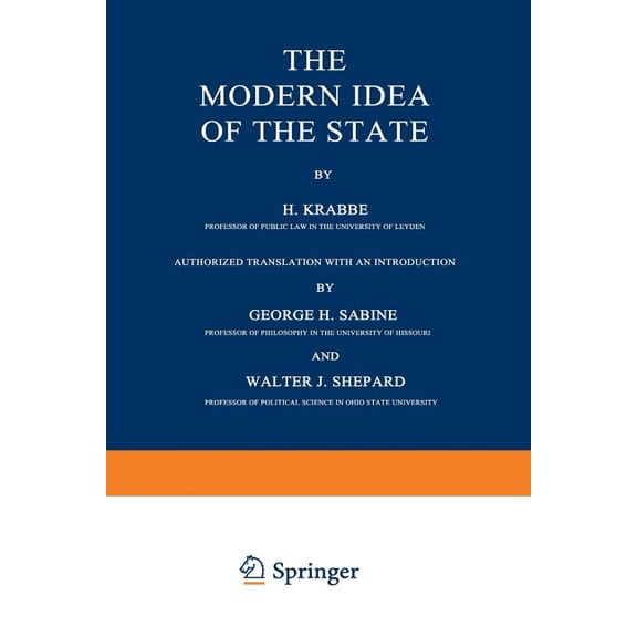 The Modern Idea of the State, (Paperback)